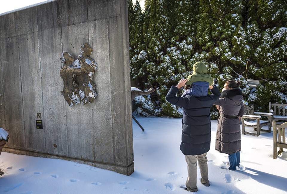 Take a winter day trip to the Grounds for Sculpture. Photo by David Michael Howarth Photography 