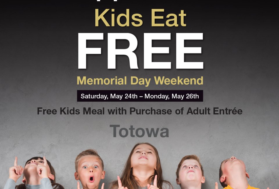 Kids Eat Free at Jinya in Totowa for Memorial Day