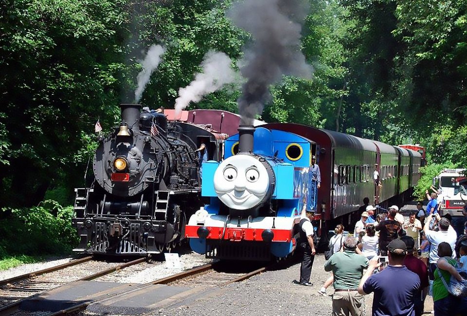 Catch the second and final weekend of Day Out With Thomas! Photo courtesy of Delaware  River Railroad Excursions