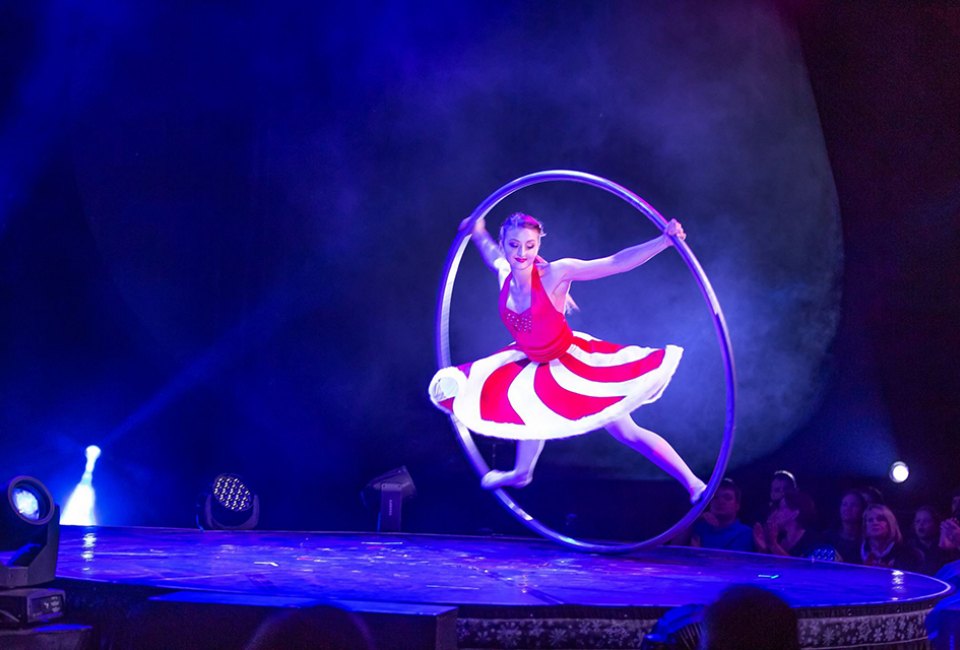 A Magical Cirque Christmas comes to Mayo Performing Arts Center on Saturday. Photo courtesy of the production