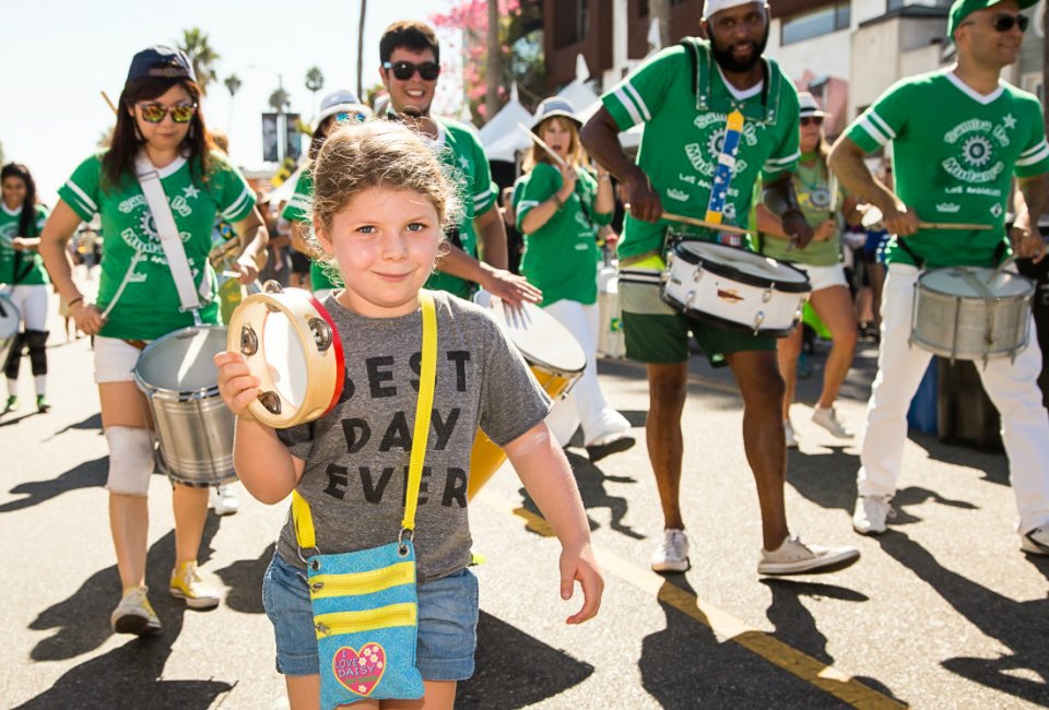 Enjoy vibrant Venice Beach celebrations! Photo courtesy of the Abbot Kinney Festival 