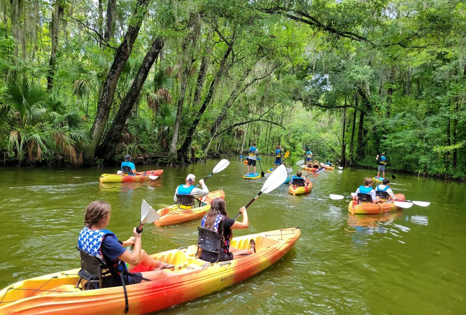 Orlando kayak rentals, like those from Adventure Outdoor Paddle, allow people to explore natural waterways.