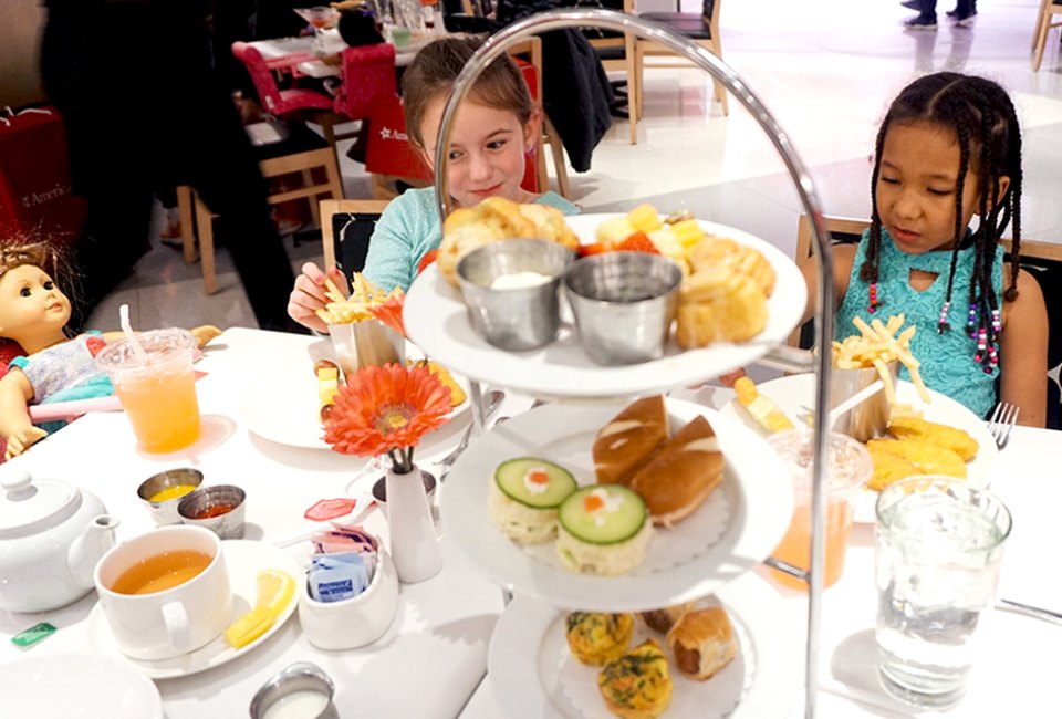 The American Girl Store in Rockefeller Center offers tea on select dates this holiday season. Photo by Jody Mercier