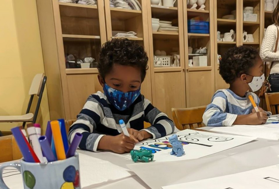 Indoor Birthday Party Places Near DC: All Fired Up