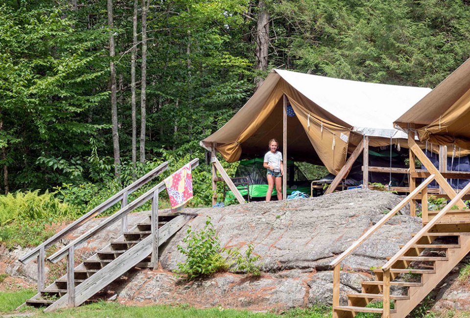 Sleep in the open-air Hive Camp. Photo courtesy of the Aloha Foundation