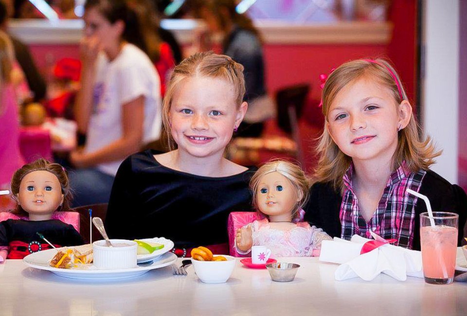 Plan your birthday fun at one of these Chicago restaurants. Photo courtesy of the American Girl Cafe