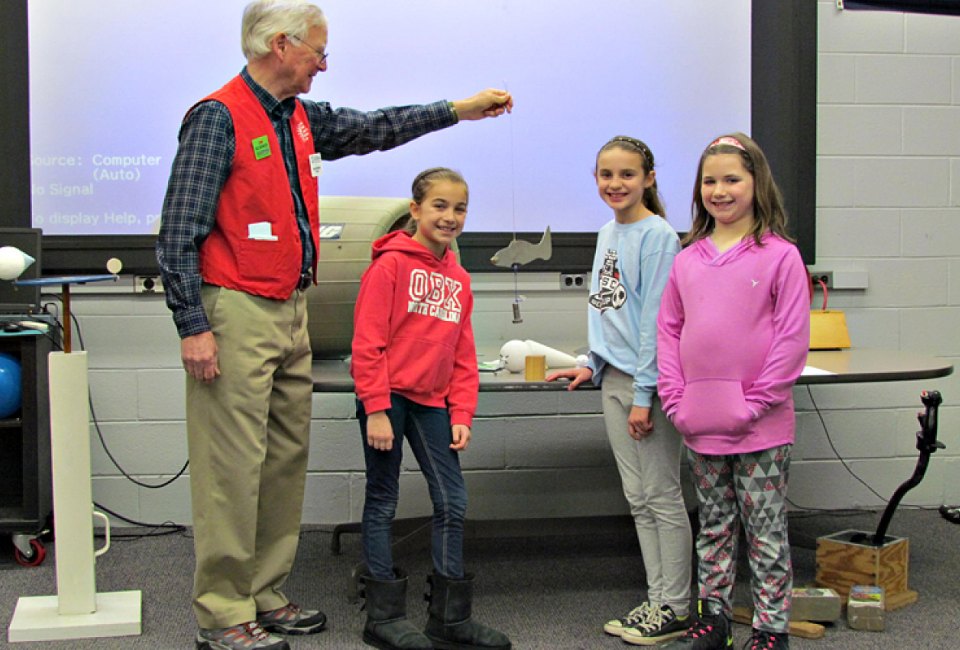 Science Saturday. Photo courtesy of American Helicopter Museum 