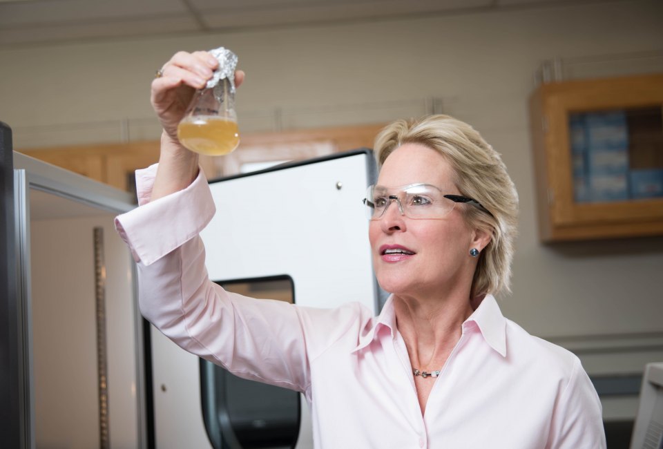 Local mom and Nobel Prize winner Frances Arnold, photo courtesy of Caltech