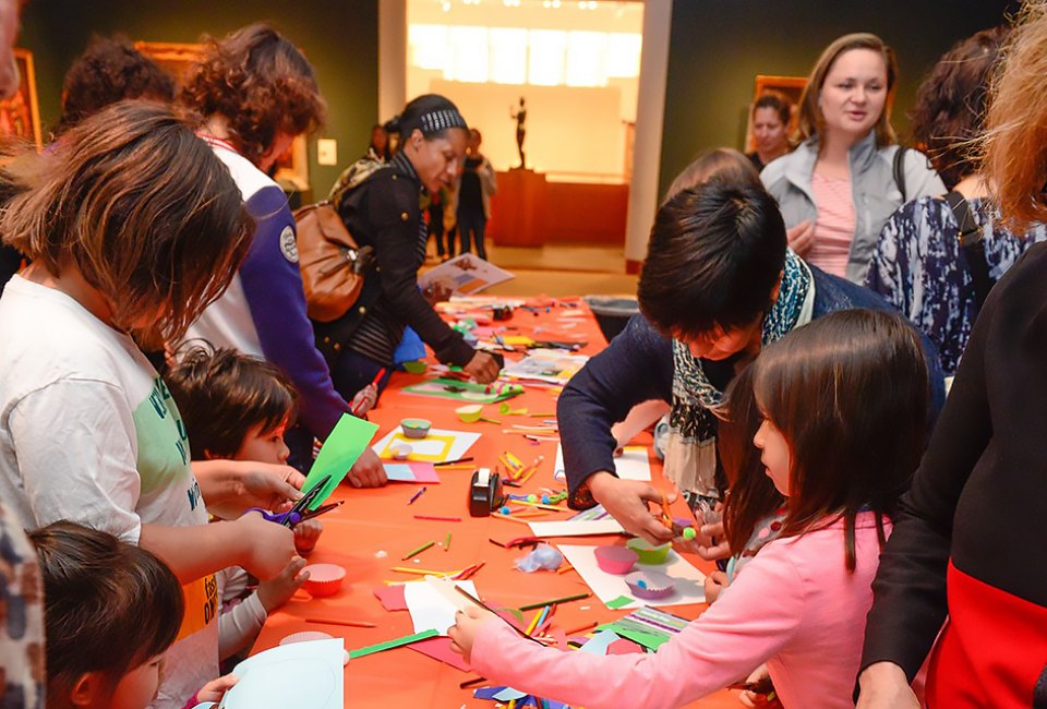 Get creative as a family at Princeton University Art Museum. Photo courtesy of the museum