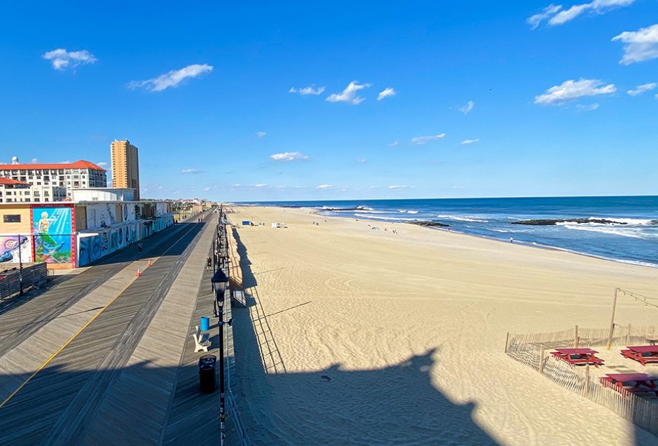 Explore the famous Asbury Park boardwalk or one of its famous neighbors in the offseason.