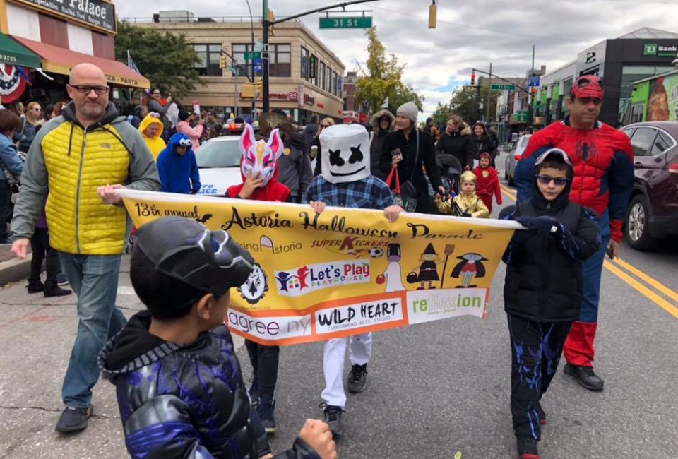 Don your best costume and take to the streets for the Astoria Halloween Parade. Photo courtesy of the event