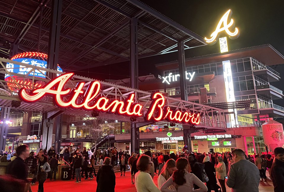 Root, root, root for the home team when you're in Atlanta...especially since the Atlanta Braves are, of course, the 2021 World Series champs! Photo by Bill Lefler
