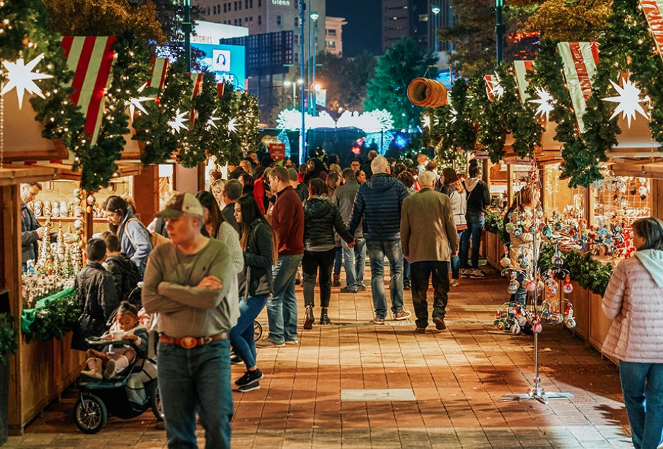 Parents and kids can find unique gifts at Atlanta Christkindl Market in Buckhead Village AND . Photo courtesy of Jamestown 