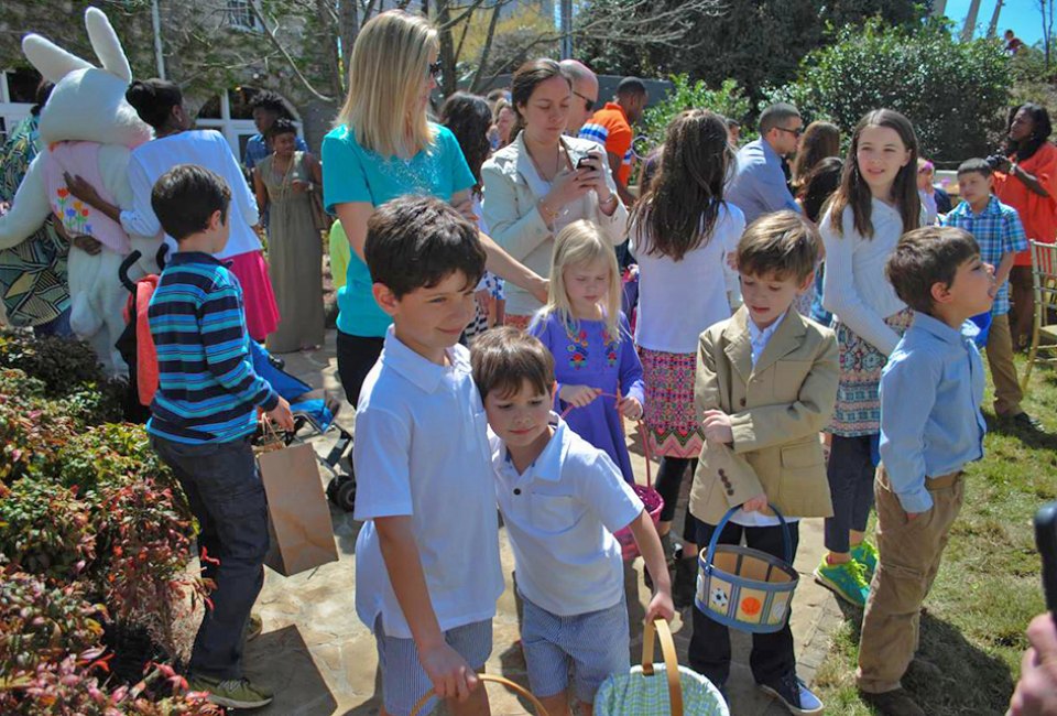 Visit the Easter Bunny during Park Tavern’s brunch, featuring omelets, a carving station, and a dessert bar, the restaurant will also host an Easter egg hunt! Photo courtesy of the Tavern