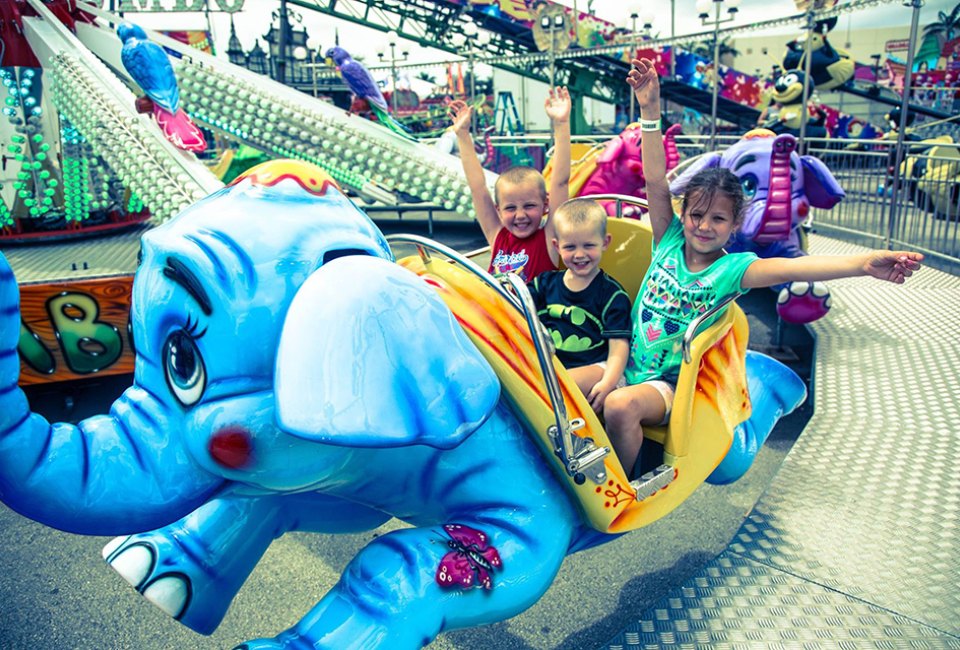 The Georgia State Fair takes place at the Atlanta Motor Speedway with rides, games, food, and daily attractions. Photo courtesy of the fair