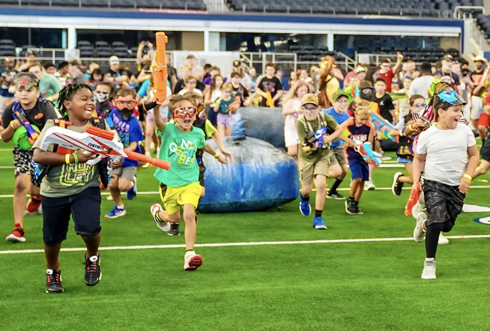 Jared's Epic Blaster Battle comes to Mercedes-Benz Stadium in Atlanta this Father’s Day weekend. Photo courtesy of the event
