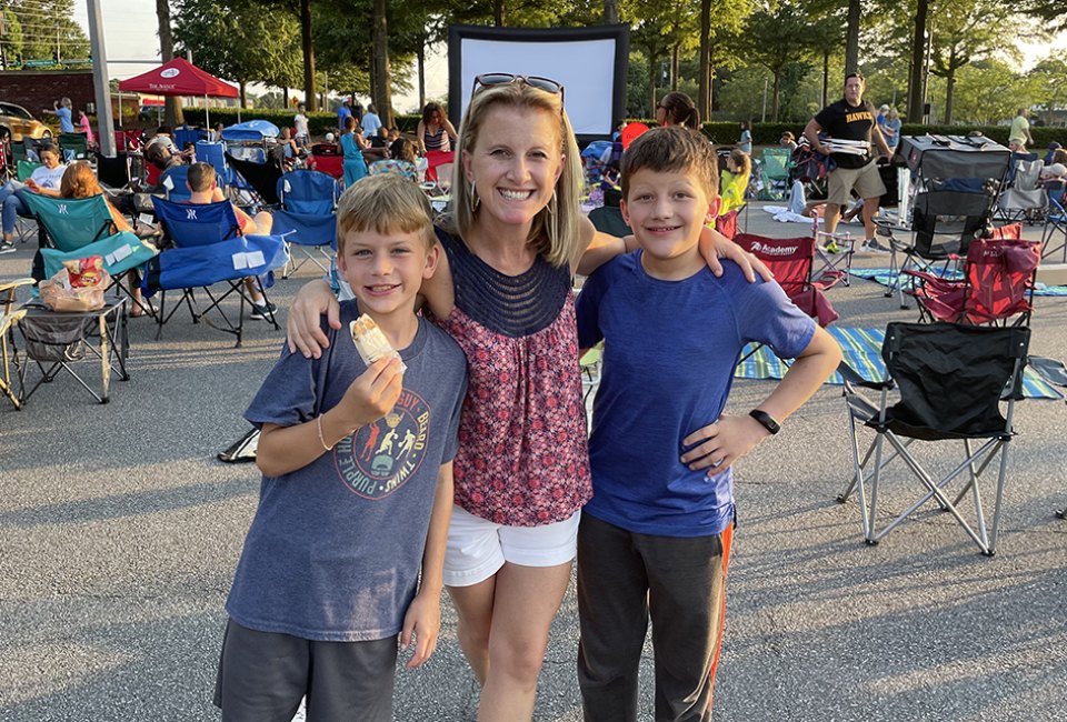 Take a look at the fun places to see FREE outdoor movies in Atlanta this summer! Photo by the author