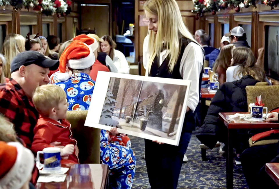 15 Polar Express Train Rides and Christmas Trains Near Atlanta Climb aboard and experience this Christmas season in a brand new way on the Polar Express on the Great Smokey Mountain Railroad. Photo courtesy of the railroad