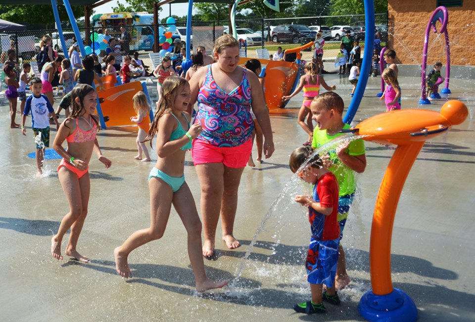 Swift-Cantrell Park is a great summer destination to cool down on the splash pad.Photo courtesy of the park 