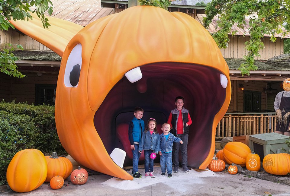 Stone Mountain Pumpkin Festival runs until October 30, 2022 and features seasonal, family-friendly attractions. Photo courtesy of Stone Mountain