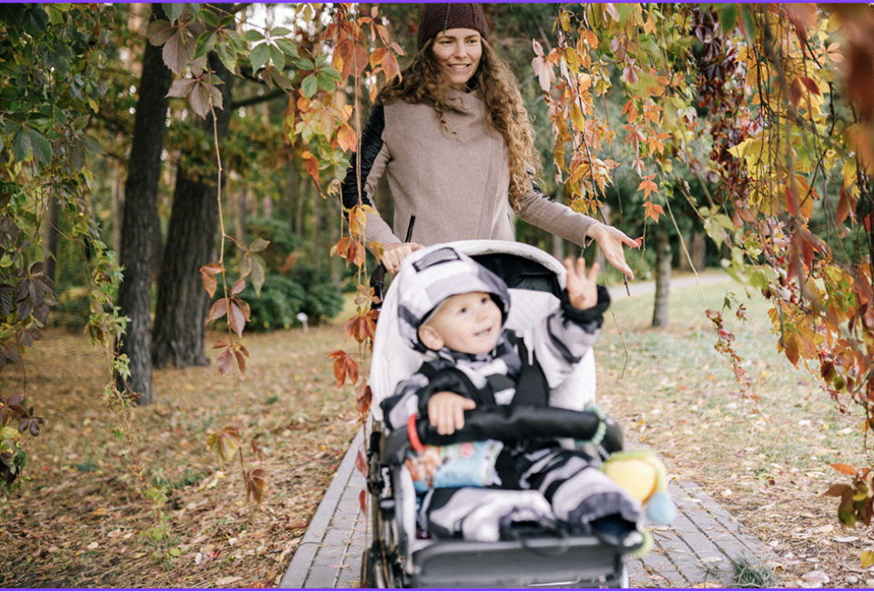 Spend some time outdoors with your little one with these stroller-friendly trails in Atlanta. Photo via Canva