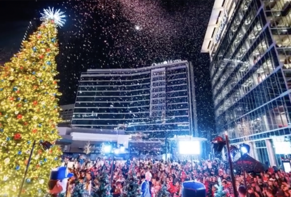 Head to The Battery Atlanta for the annual tree lighting ceremony on Saturday, November 26! Photo courtesy The Battery Atlanta