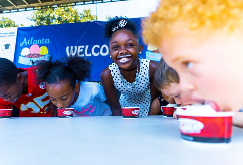 26 Summer Festivals and Fairs in Atlanta for Families Join the sweet festivities at Atlanta Ice Cream Festival for a fun-filled day of America's favorite dessert. Photo courtesy of the event