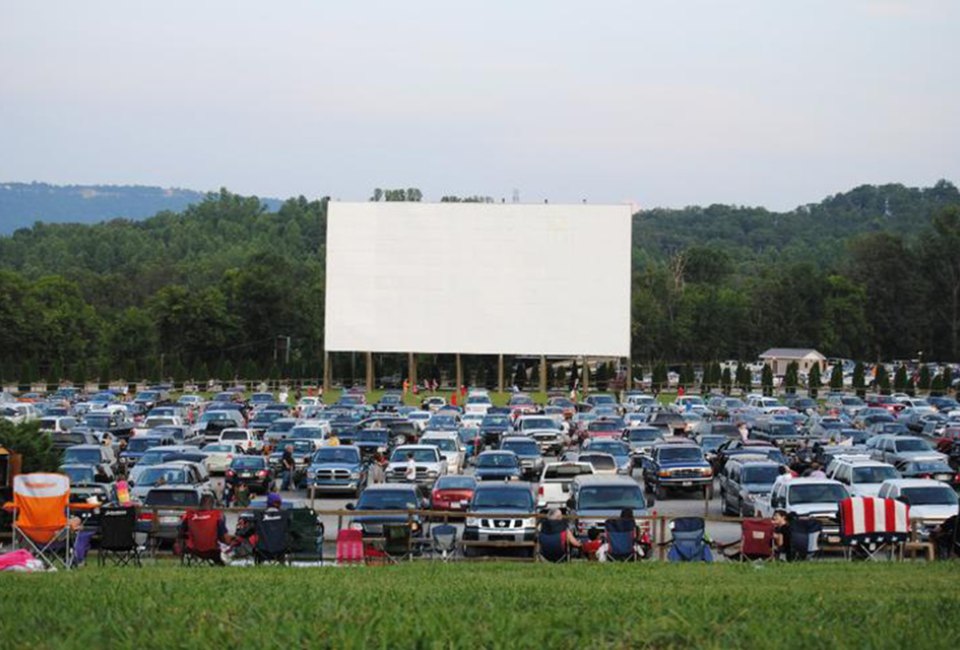 Enjoy a wholesome drive-in movie at Trenton's Wilderness Theater in northwest Georgia. Photo courtesy of the theater
