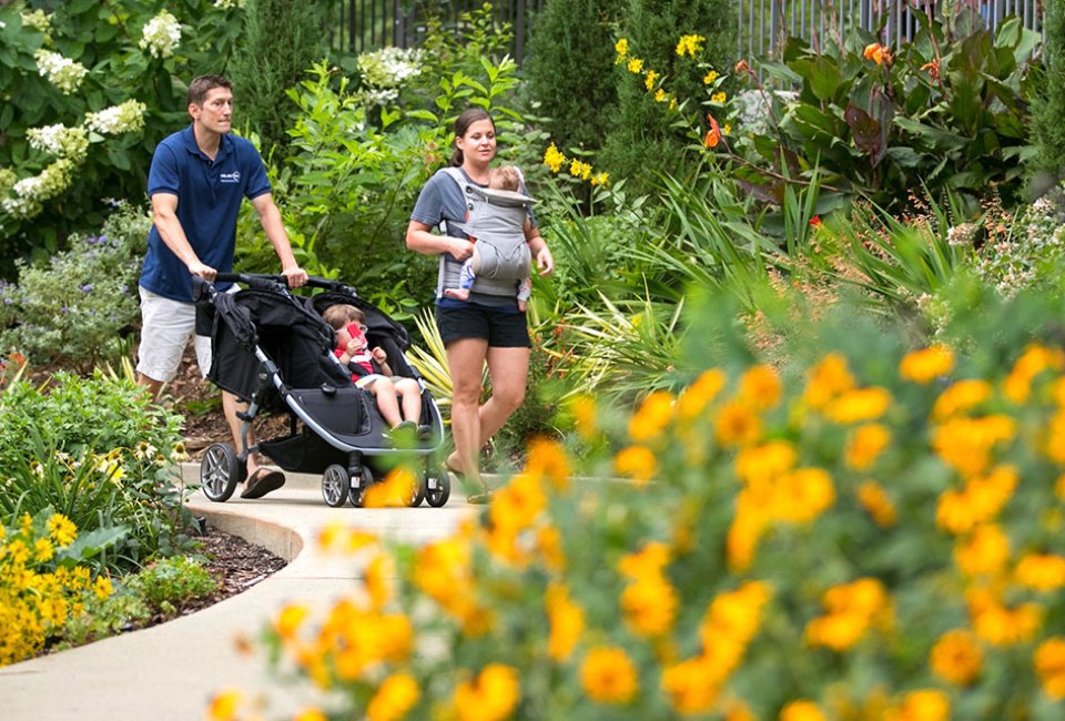 Spend the day outdoors amongst the flowers at Atlanta Botanical Garden. Photo courtesy of the garden