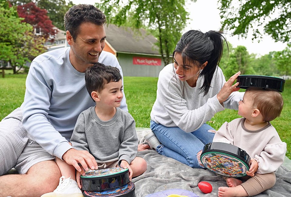 Moon River Mother and Child offers a variety of parent-and-me music classes that get the whole family grooving. Photo courtesy of Moon River Mother and Child