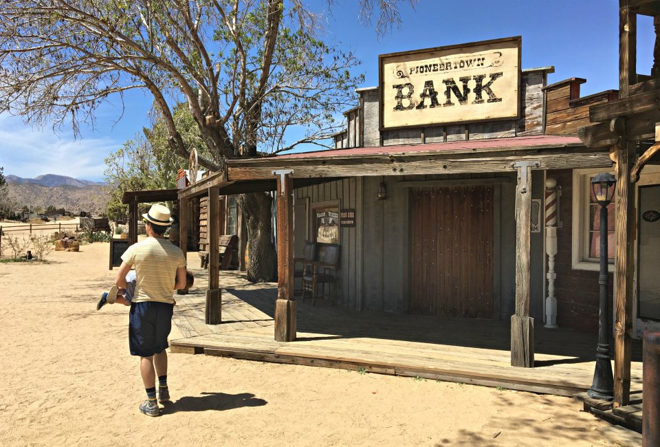 Old West meets old movies in this frontier town.