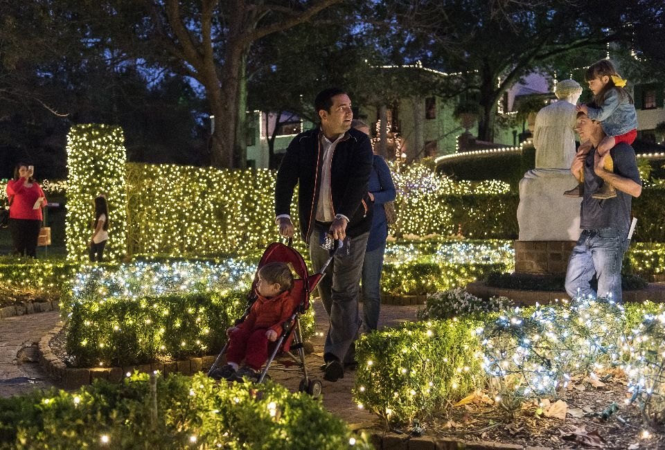 Bayou Bend's annual Christmas Village is a sparkling wonderland the whole family will enjoy./Photo courtesy of the Museum of Fine Arts, Houston.
