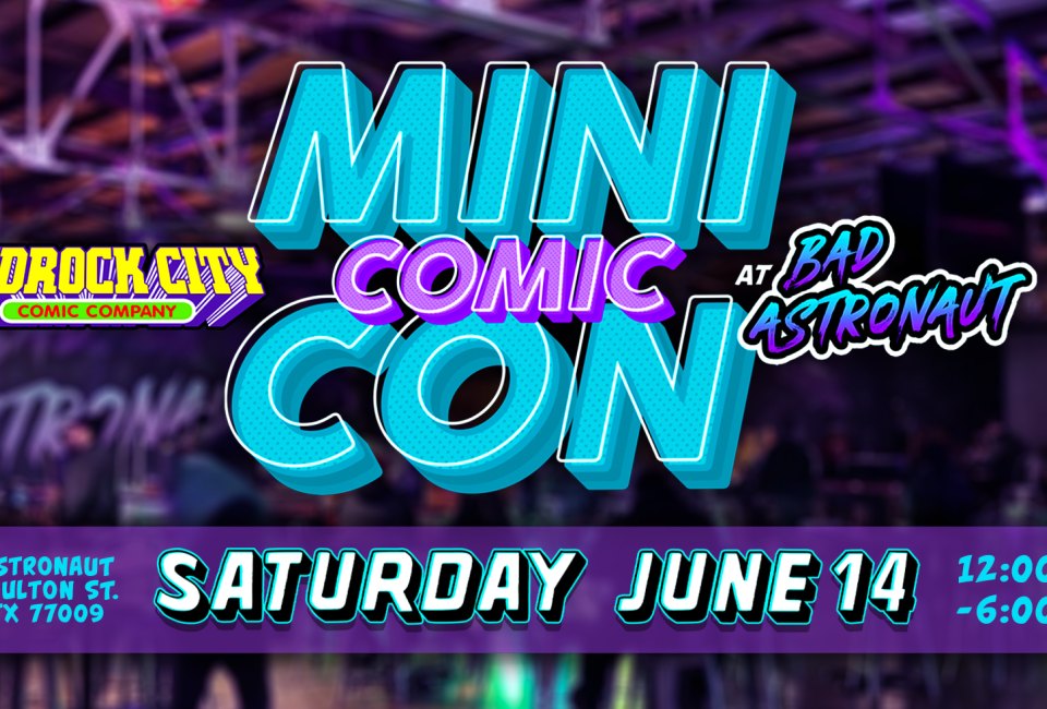 Bedrock City Mini Comic Con at Bad Astronaut Brewing