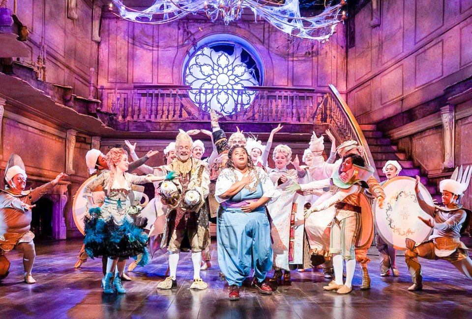 Holiday Break in DC: Things to Do Between Christmas and New Year's Eve See Beauty and the Beast live on stage at Olney Theatre. Photo by Teresa Castracane, courtesy of the theatre