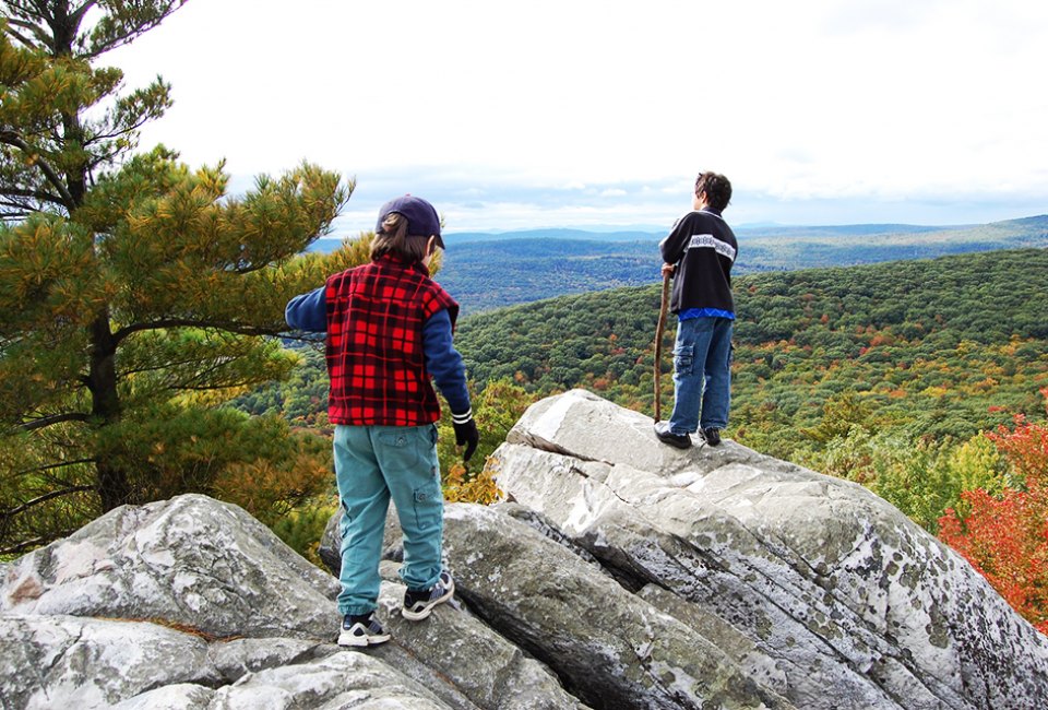 Climb Monument Mountain for panoramic views of the Berkshires. Photo courtesy of Massachusetts Office of Travel & Tourism