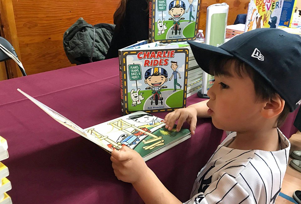Little book worms can find some new reads and plenty of entertainment at the Westchester Children's Book Festival. Photo courtesy of the fest