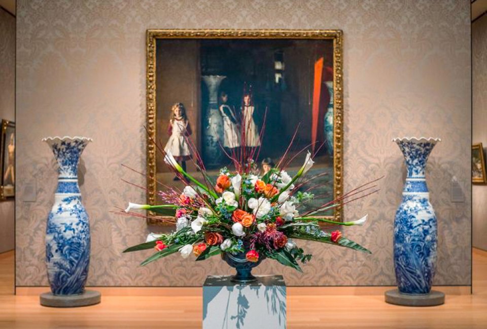 Photo of painting at the Museum of Fine Arts in Boston.