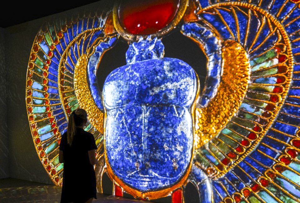 Explore Beyond King Tut: The Immersive Experience. Photo courtesy of the event.