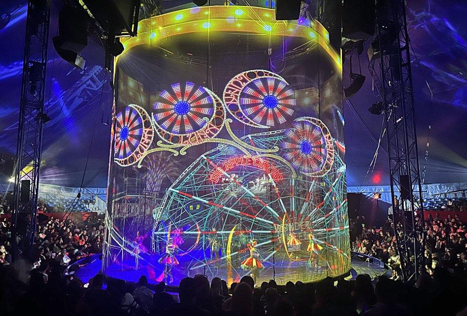 The Big Apple Circus has pitched its big top in Damrosch Park for a fun-filled show that's an ode to its hometown. Photo by Jody Mercier