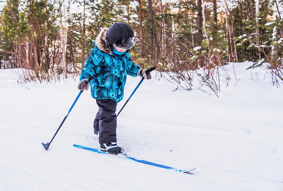 Cross-country skiing is easily accessible from NYC. 