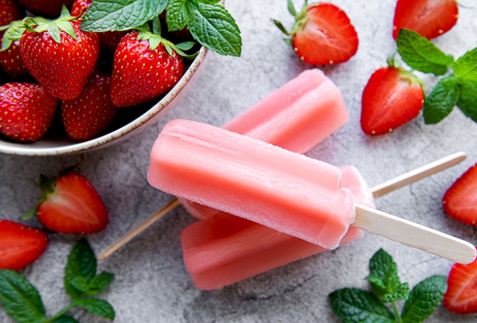 strawberry popsicle