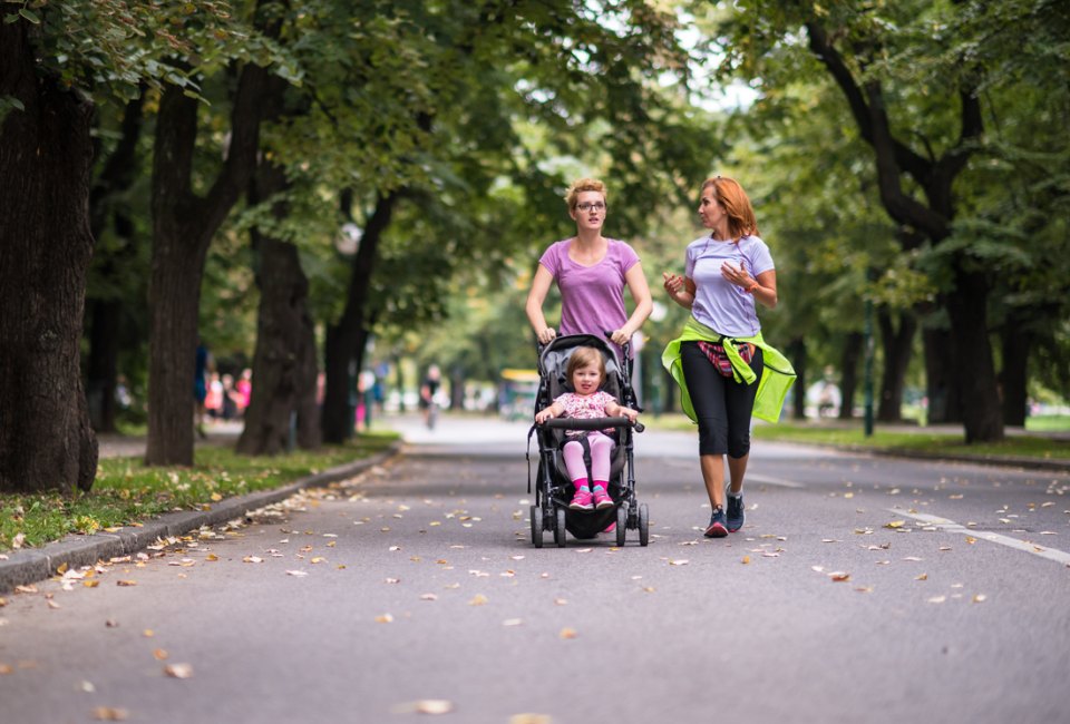 Fresh air is one of the best antidotes to a grumpy toddler or baby. Photo courtesy of Bigstock