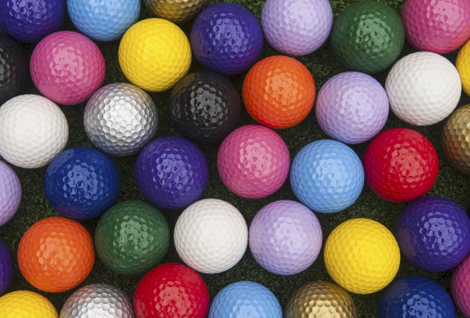 What color ball will you choose for your next game of mini golf?