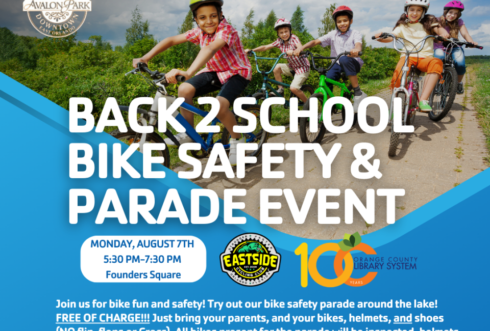 Back 2 School Bike Safety & Parade Event | Mommy Poppins - Things To Do ...