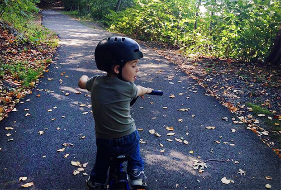 These local bike paths make for a great family-friendly outing. 