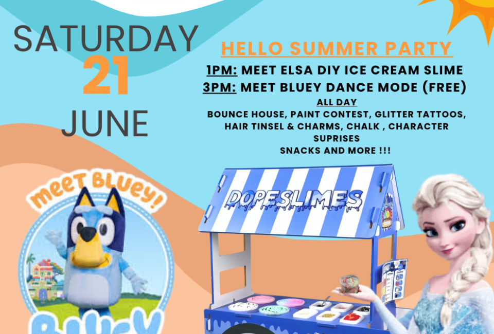 Welcome Summer Party Feat Elsa and Bluey
