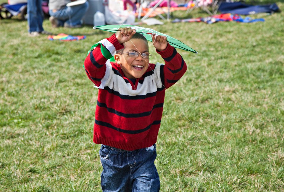 Watch your creation take flight at the Blossom Kite Festival. Photo courtesy of Greater Washington National Parks