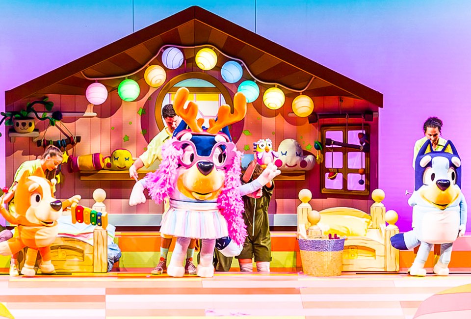 Thanksgiving Weekend in DC: ZooLights, Bluey's Big Play, and More Fun Things To Do with Kids Bluey fans will delight in seeing Bluey’s Big Play. Photo by Darren Thomas