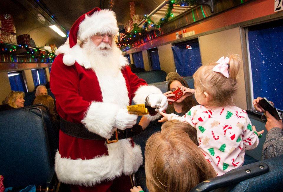 Kick off the holiday season with a ride on the Polar Express at the B&O Railroad Museum. Photo courtesy of the B&O Railroad