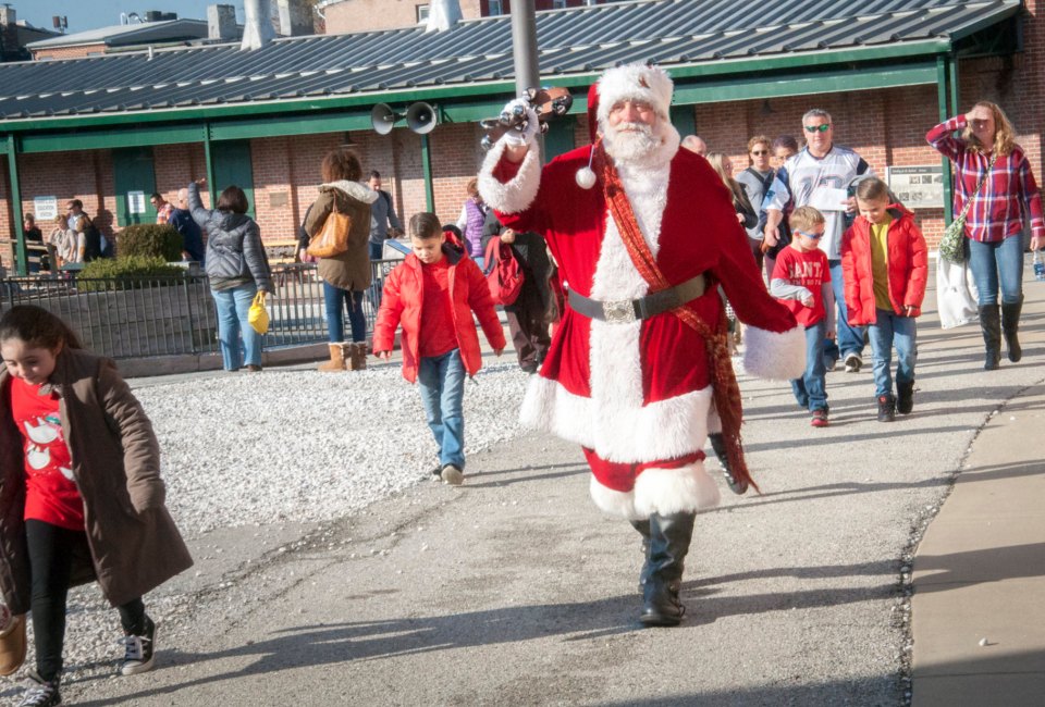 Join Santa for a ride aboard the B&O Railroad. Photo courtesy of B&O Railroad Museum